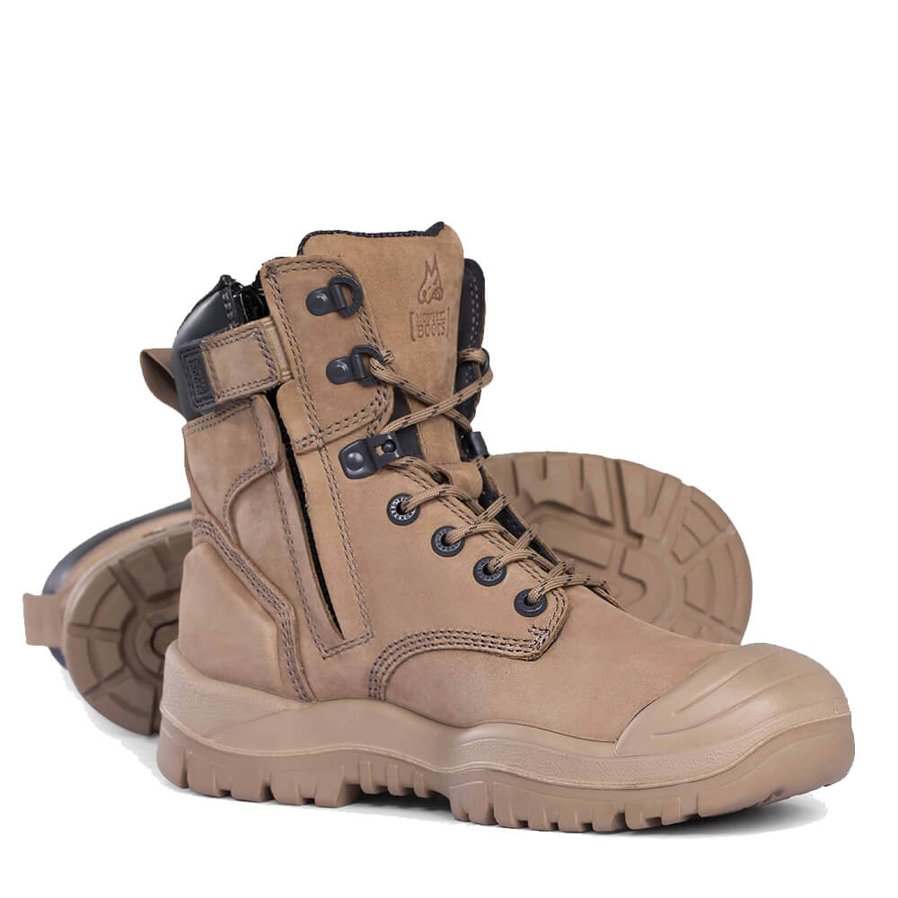 Mongrel 561060 - Stone High Leg ZipSider with Steel Cap View 1