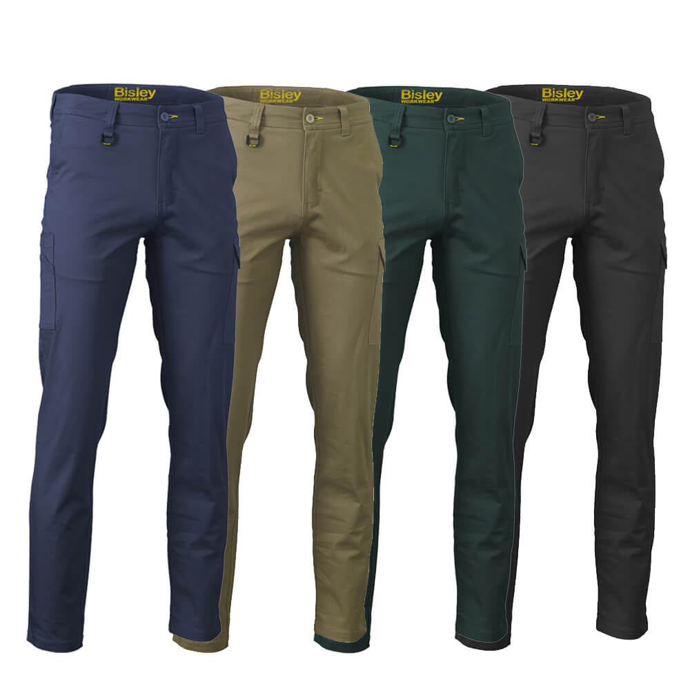 Bisley BPC6008 Stretch Cotton Drill Cargo Pants