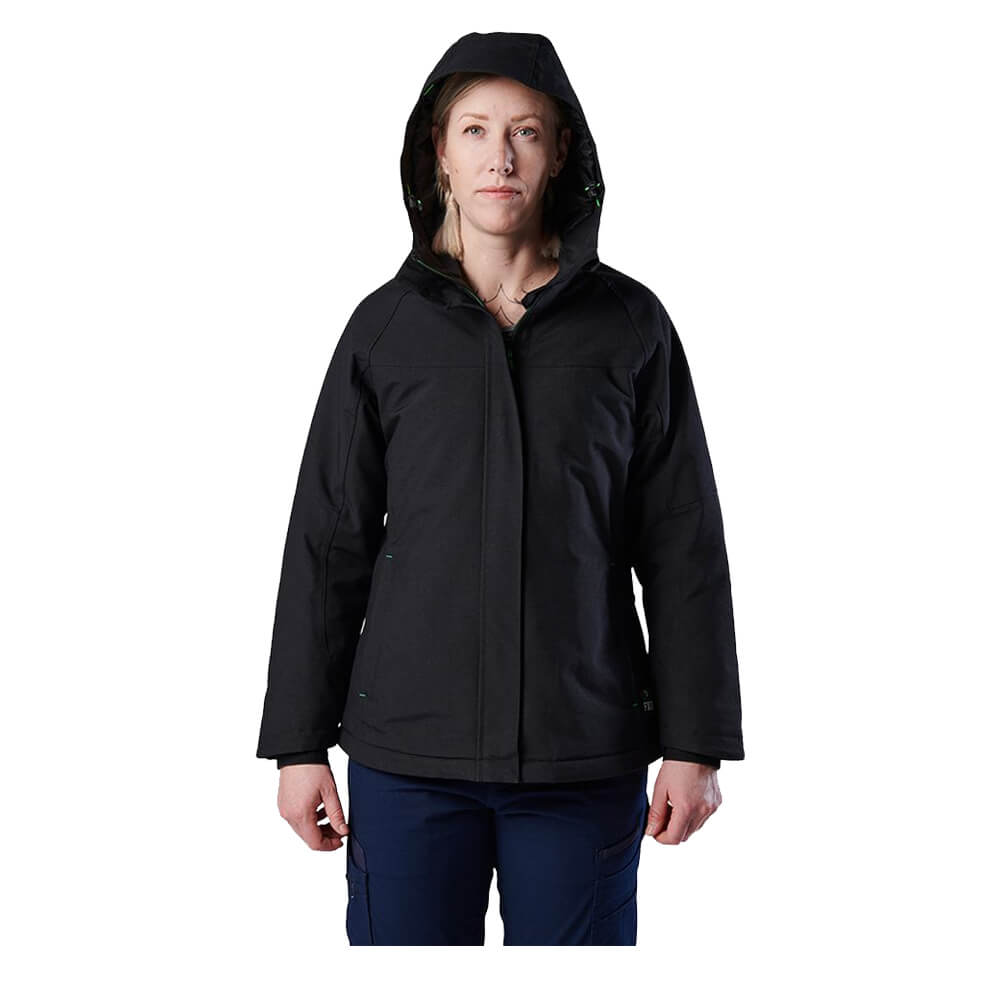 FXD WO1W Ladies Waterproof Jacket Hood Up