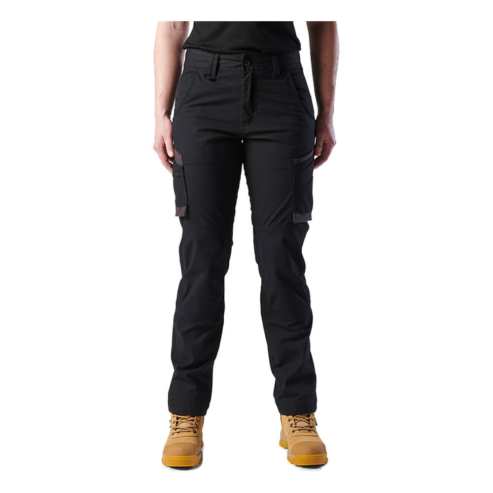 FXD WP7W Womens Ripstop Pants Black Front
