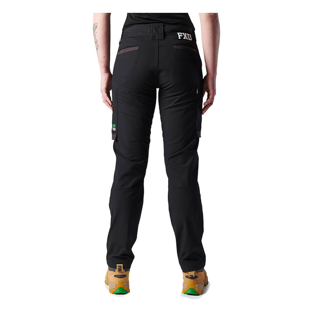 FXD WP7W Womens Ripstop Pants Black Back