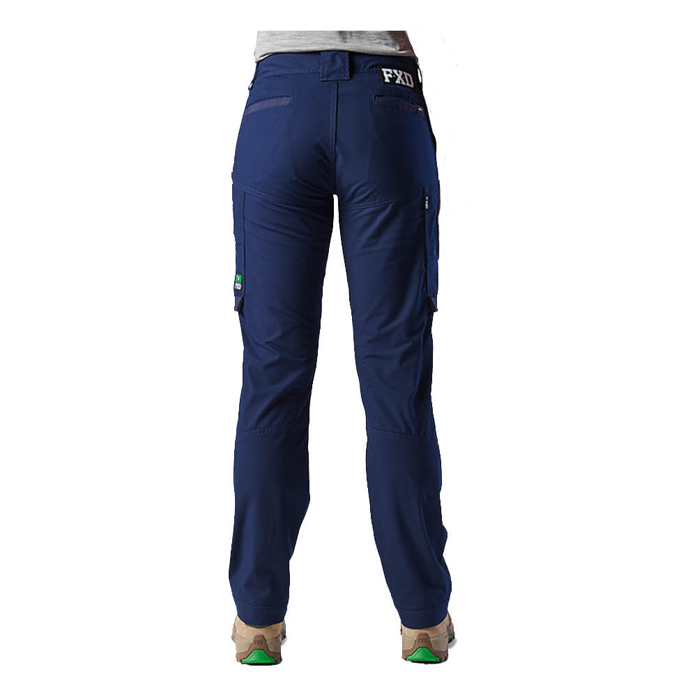 FXD WP7W Womens Ripstop Pants Navy Back