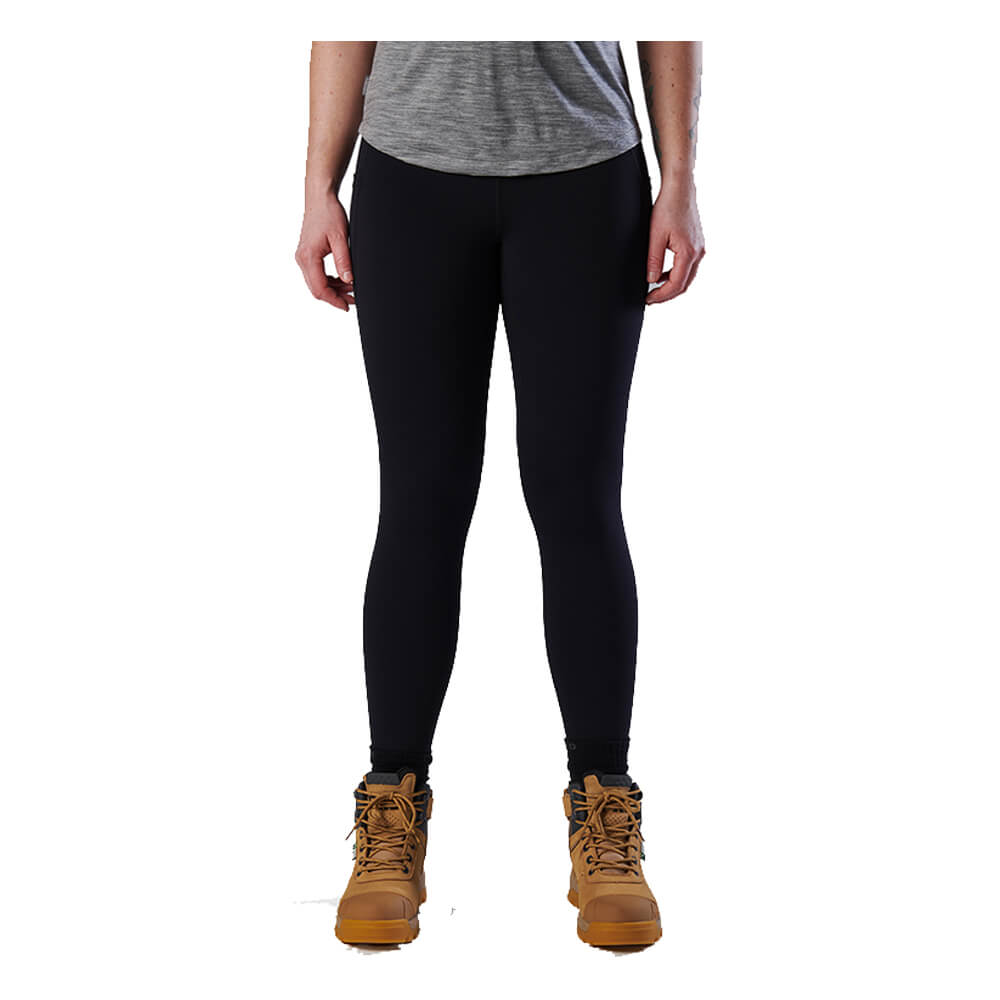 FXD WP9W Womens Full Length Legging Black Front