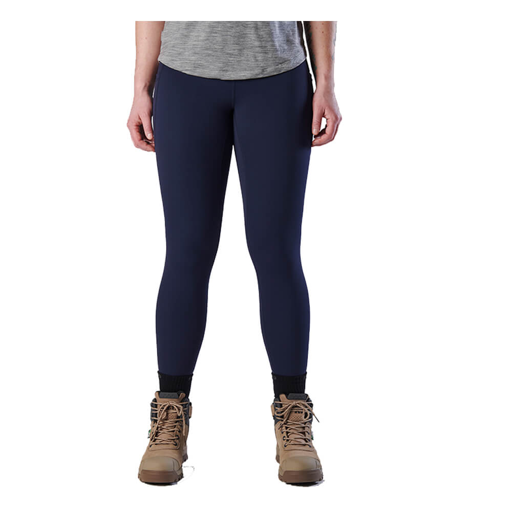 FXD WP9W Womens Full Length Legging Navy Front