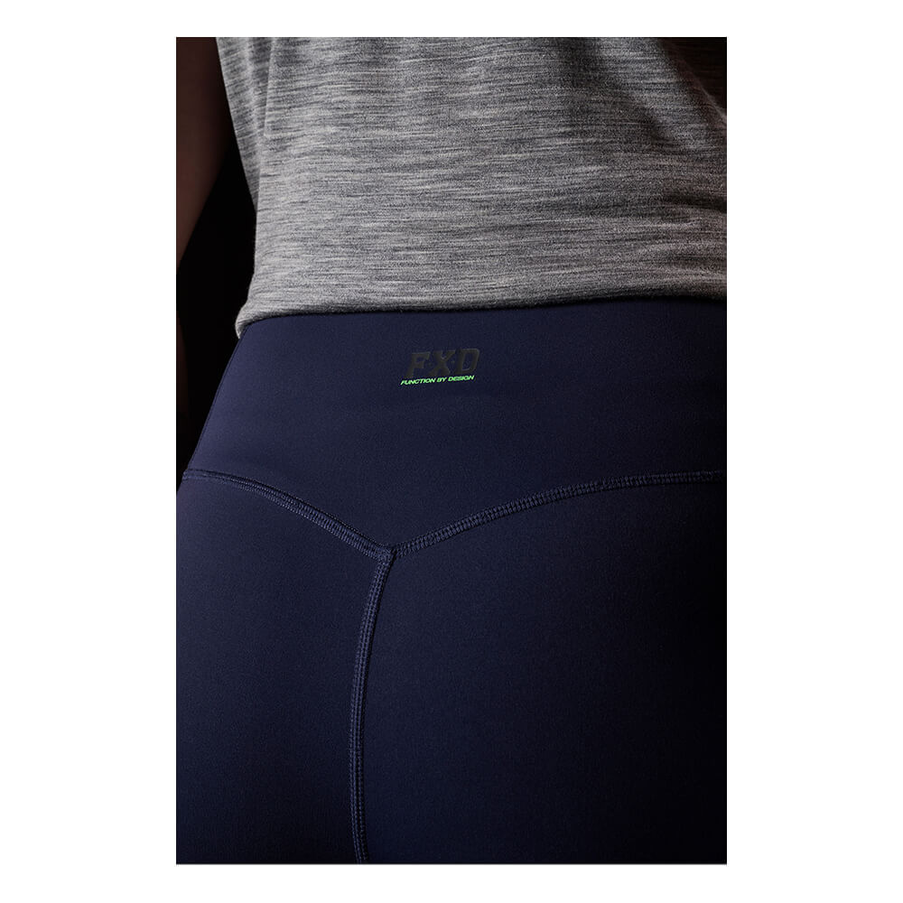 FXD WP9W Womens Full Length Legging Navy Detail 1