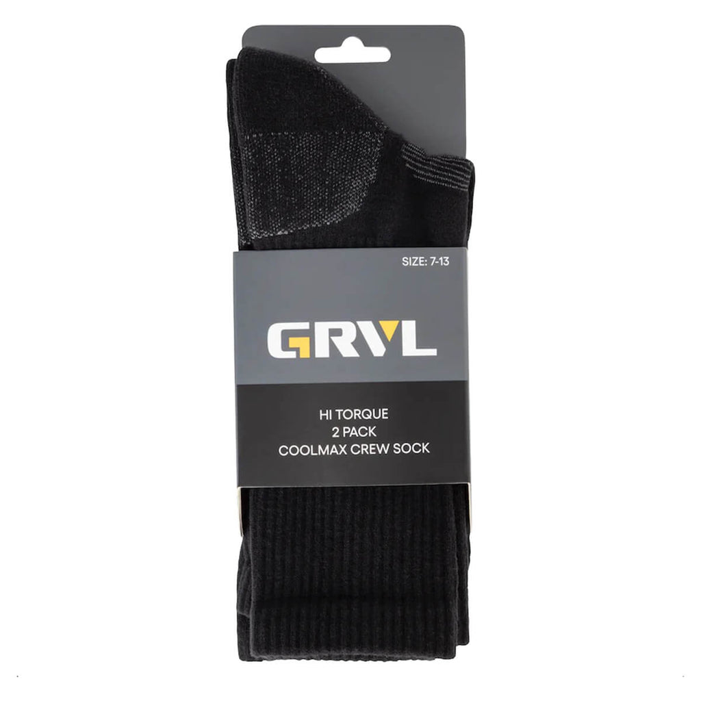 GRVL Hi Torque Coolmax Socks Packaging Front