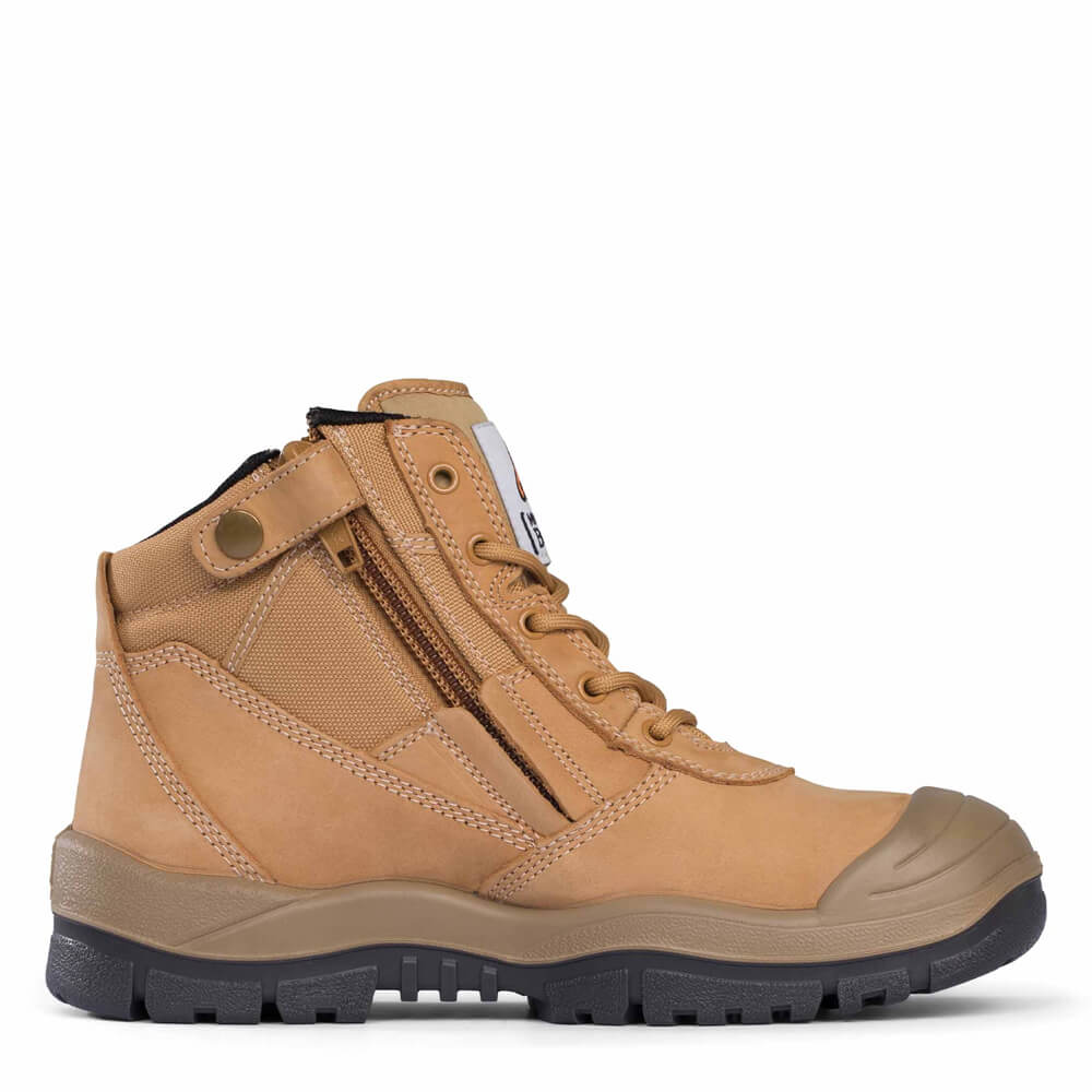 Mongrel 461050 Wheat ZipSider with Scuff Cap View 2