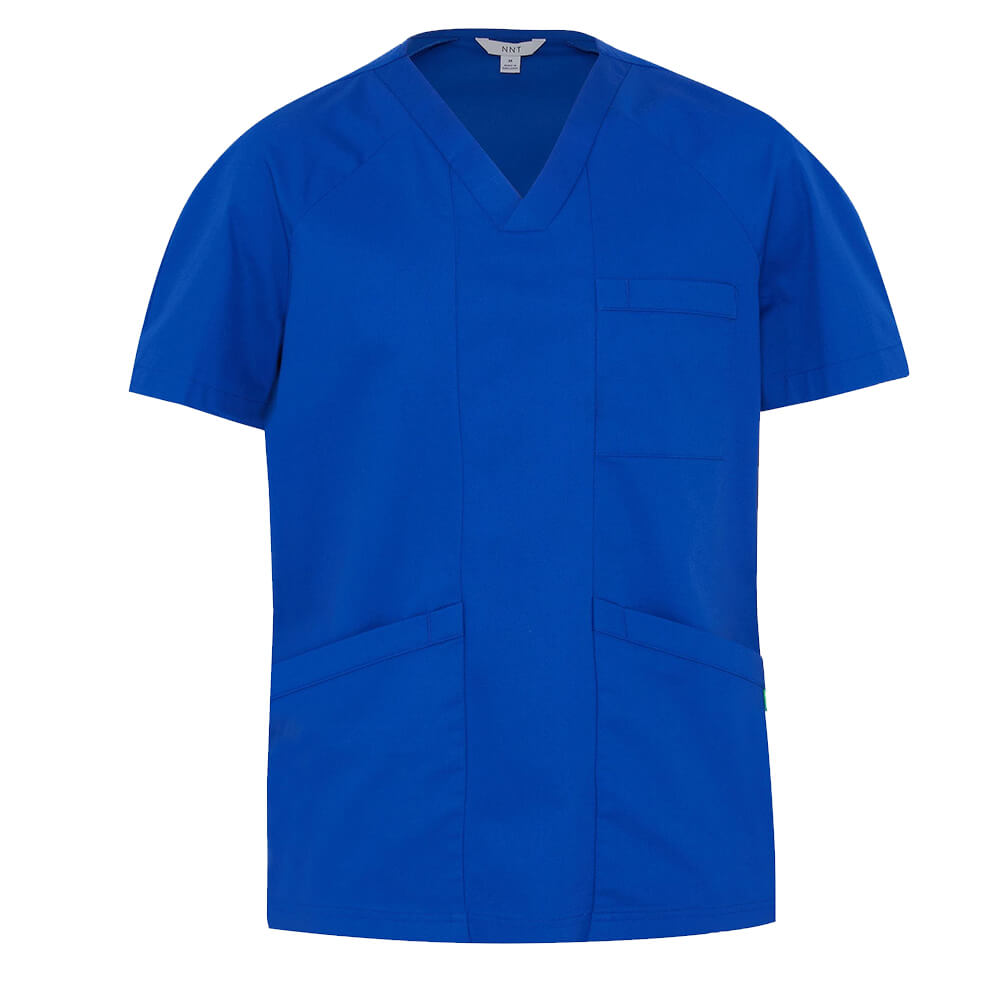 NNT Carl Next-Gen Antibacterial Unisex Scrub Top Cobalt