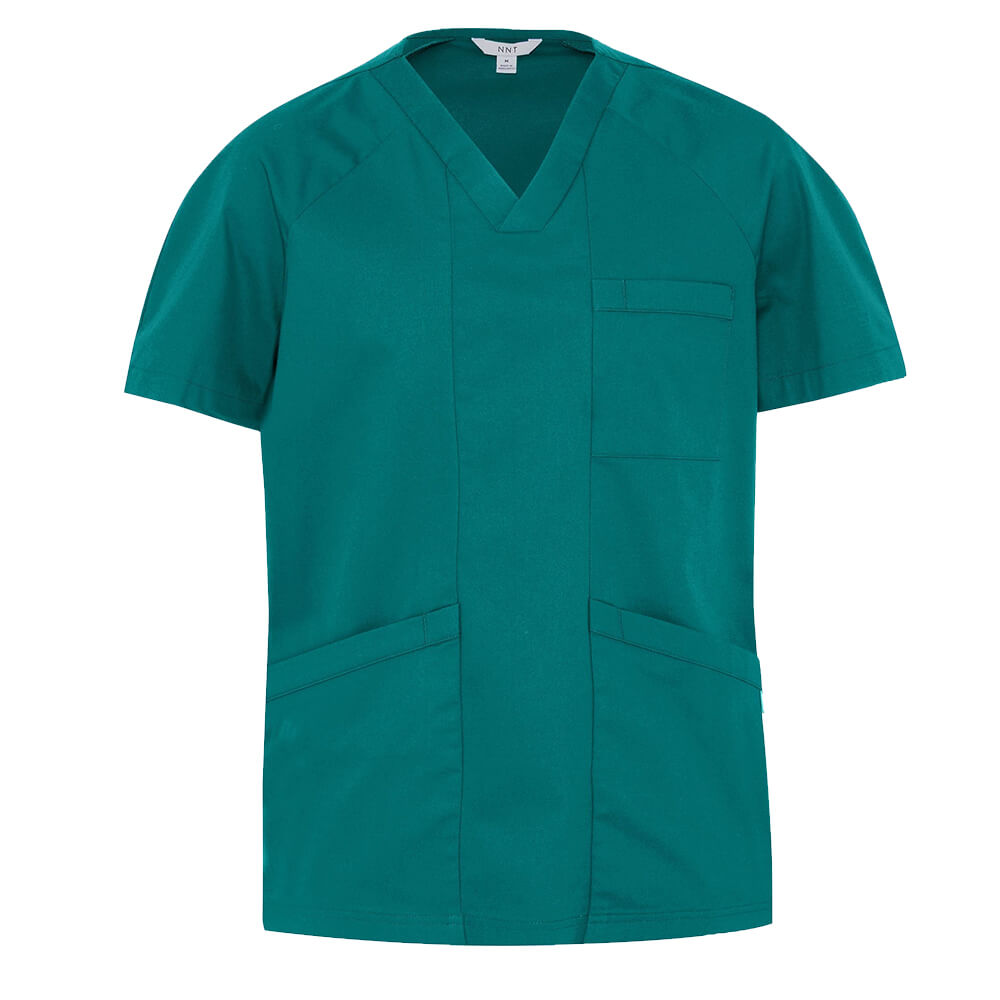 NNT Carl Next-Gen Antibacterial Unisex Scrub Top Hunter Green