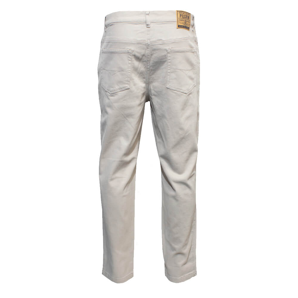 Pilgrim 1150 Mens 5 Pocket Western Moleskin Jean Bone Back