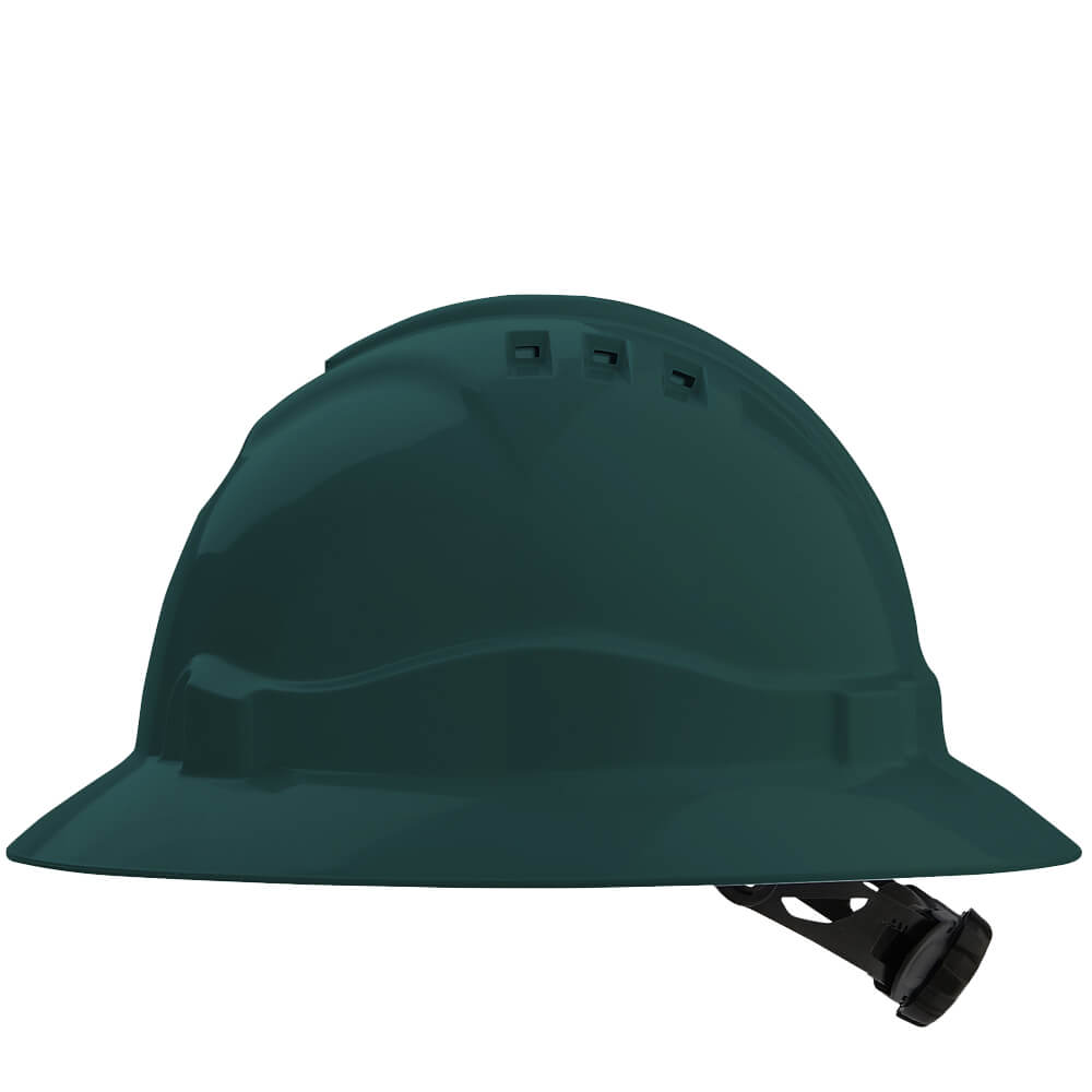 Pro Choice HHV6FB Full Brim Vented Hard Hat Green