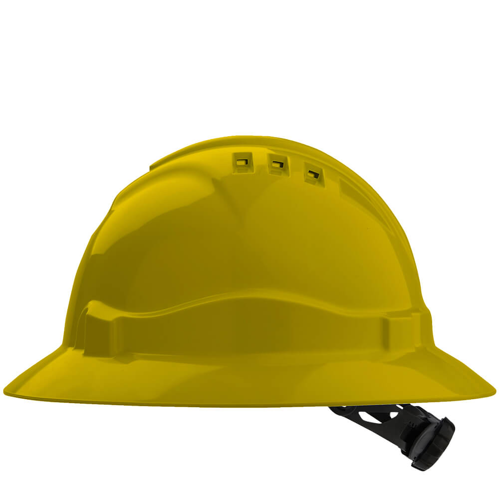 Pro Choice HHV6FB Full Brim Vented Hard Hat Yellow