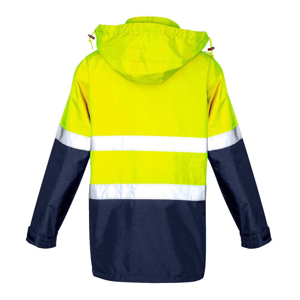 Syzmik ZJ357 Mens Hi Vis Ultralite Waterproof Jacket Yellow Back