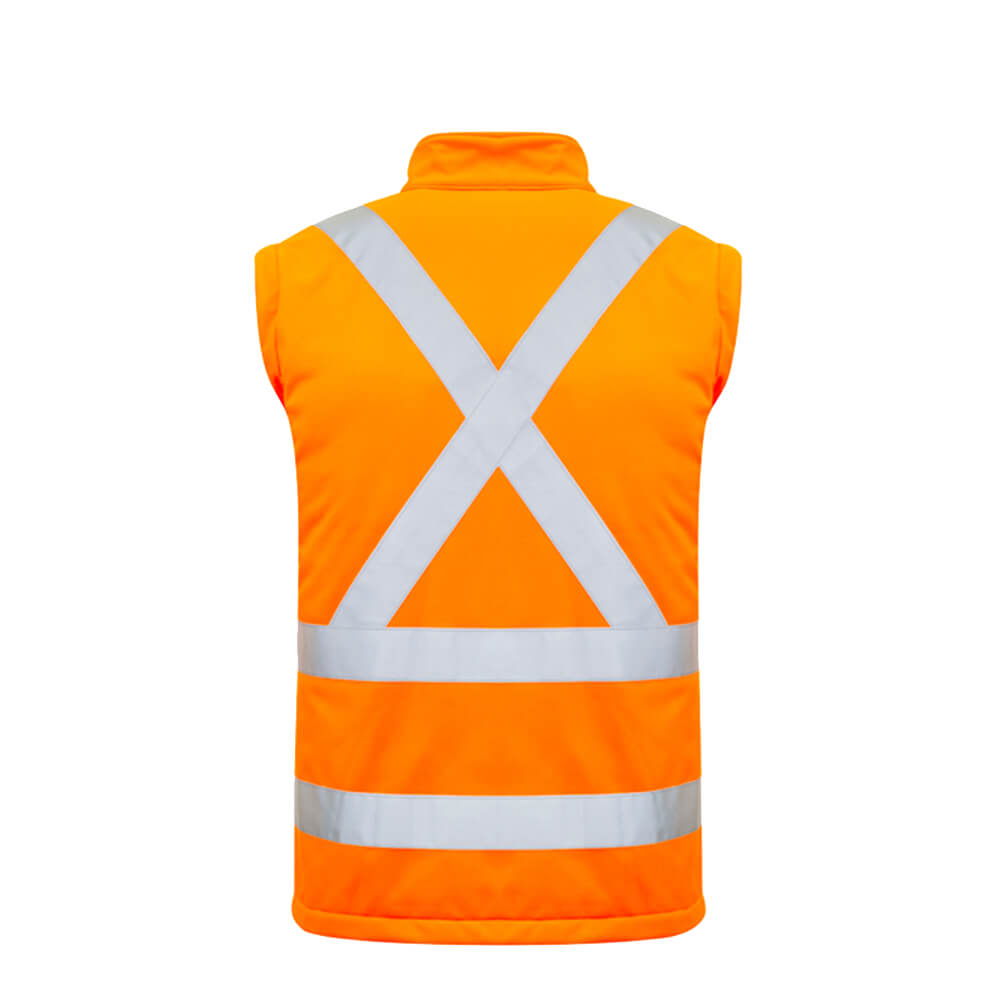 Syzmik ZJ680 Orange Vest Back