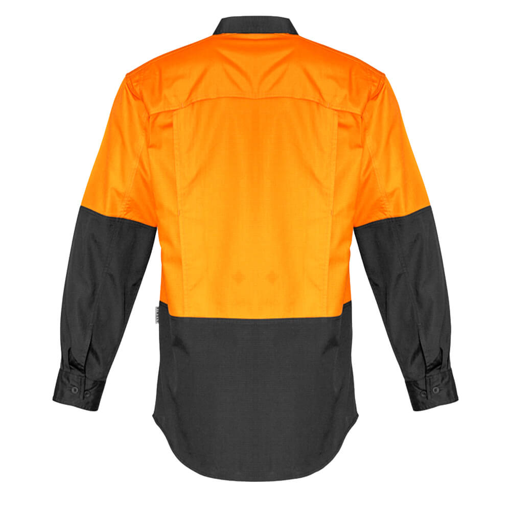 Syzmik ZW128 Orange_Charcoal Back