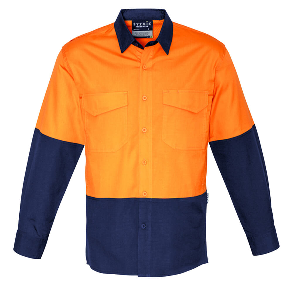 Syzmik ZW128 Orange_Navy Front