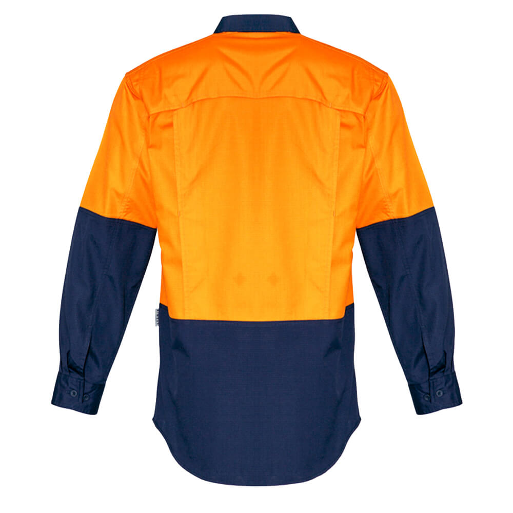 Syzmik ZW128 Orange_Navy Back