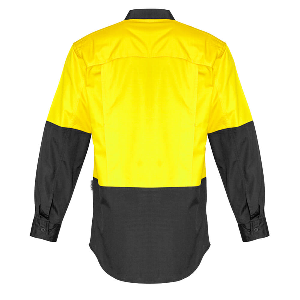 Syzmik ZW128 Yellow_Charcoal Back