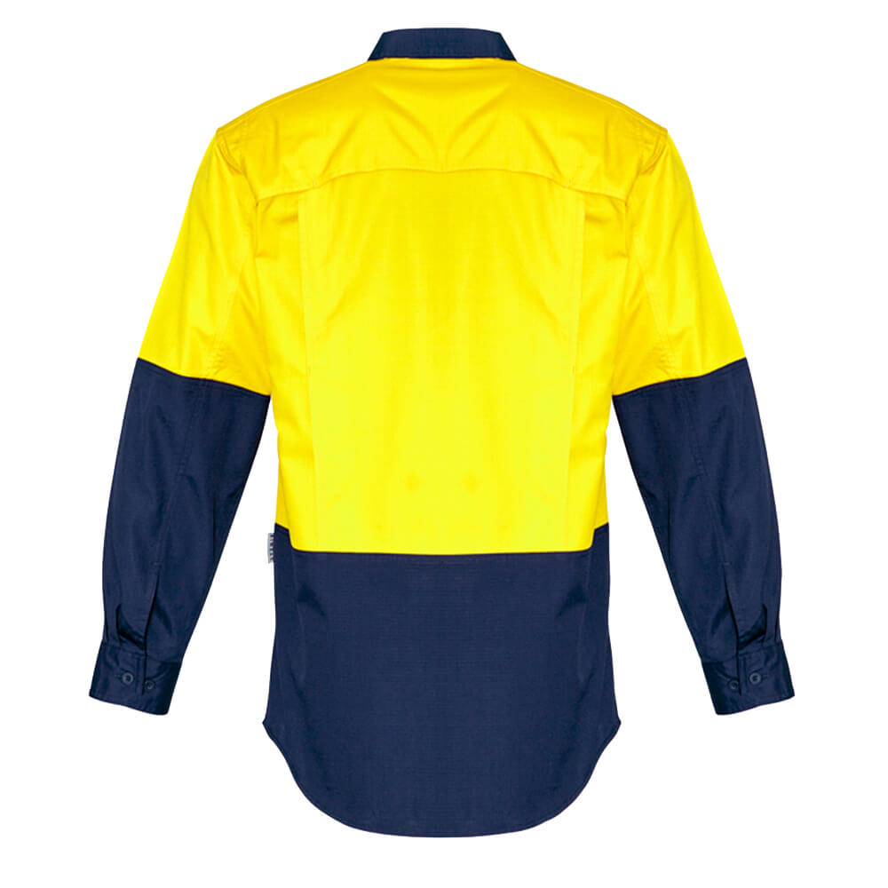 Syzmik ZW128 Yellow_Navy Back