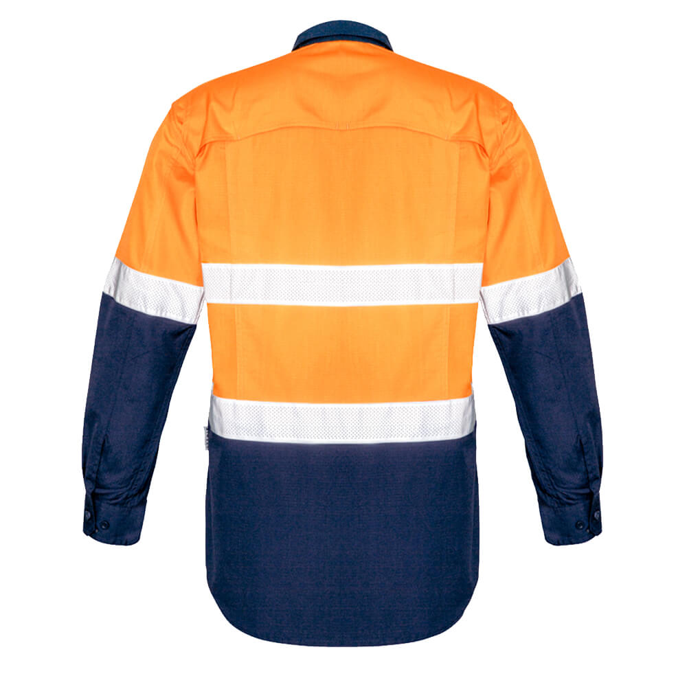 Syzmik ZW129 Orange_Navy Back
