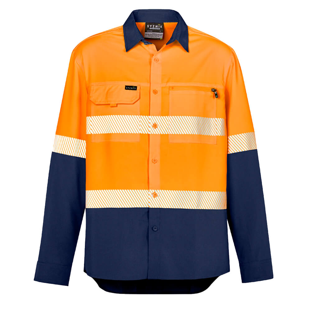 Syzmik ZW470 Orange_Navy Front
