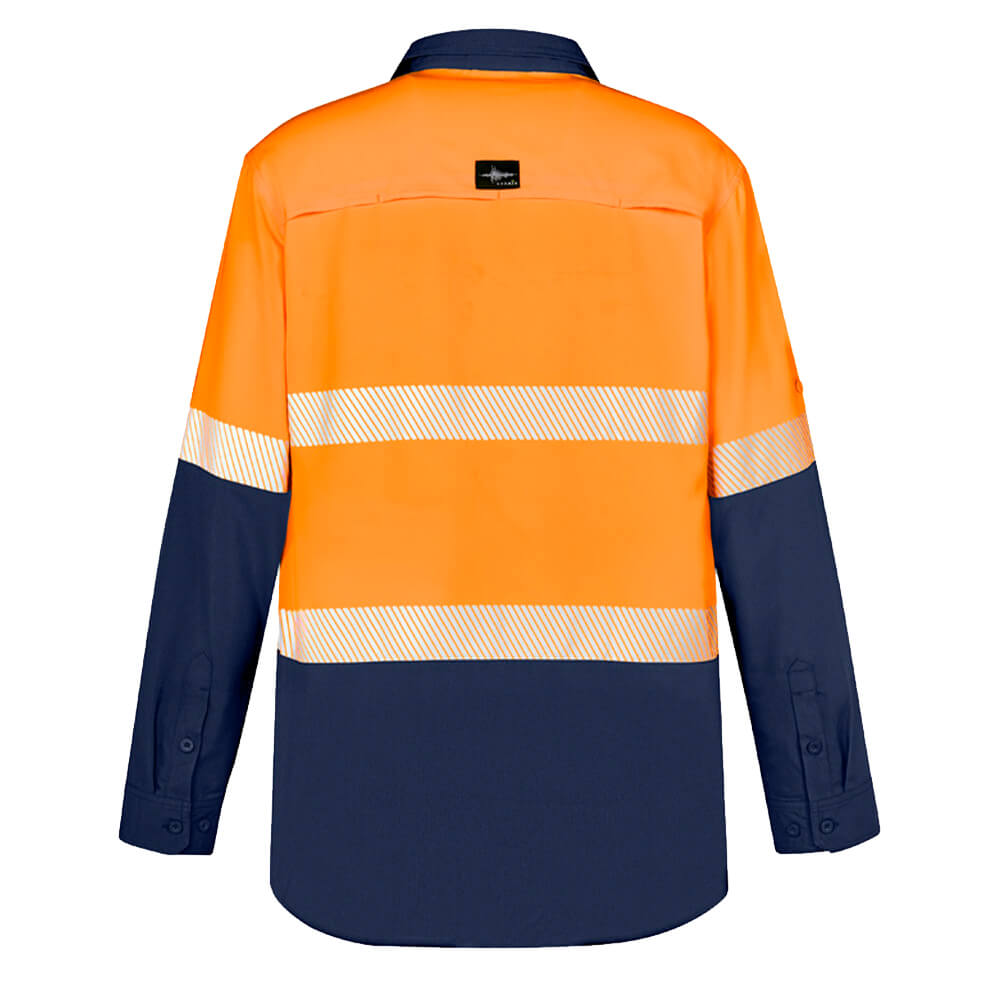 Syzmik ZW470 Orange_Navy Back