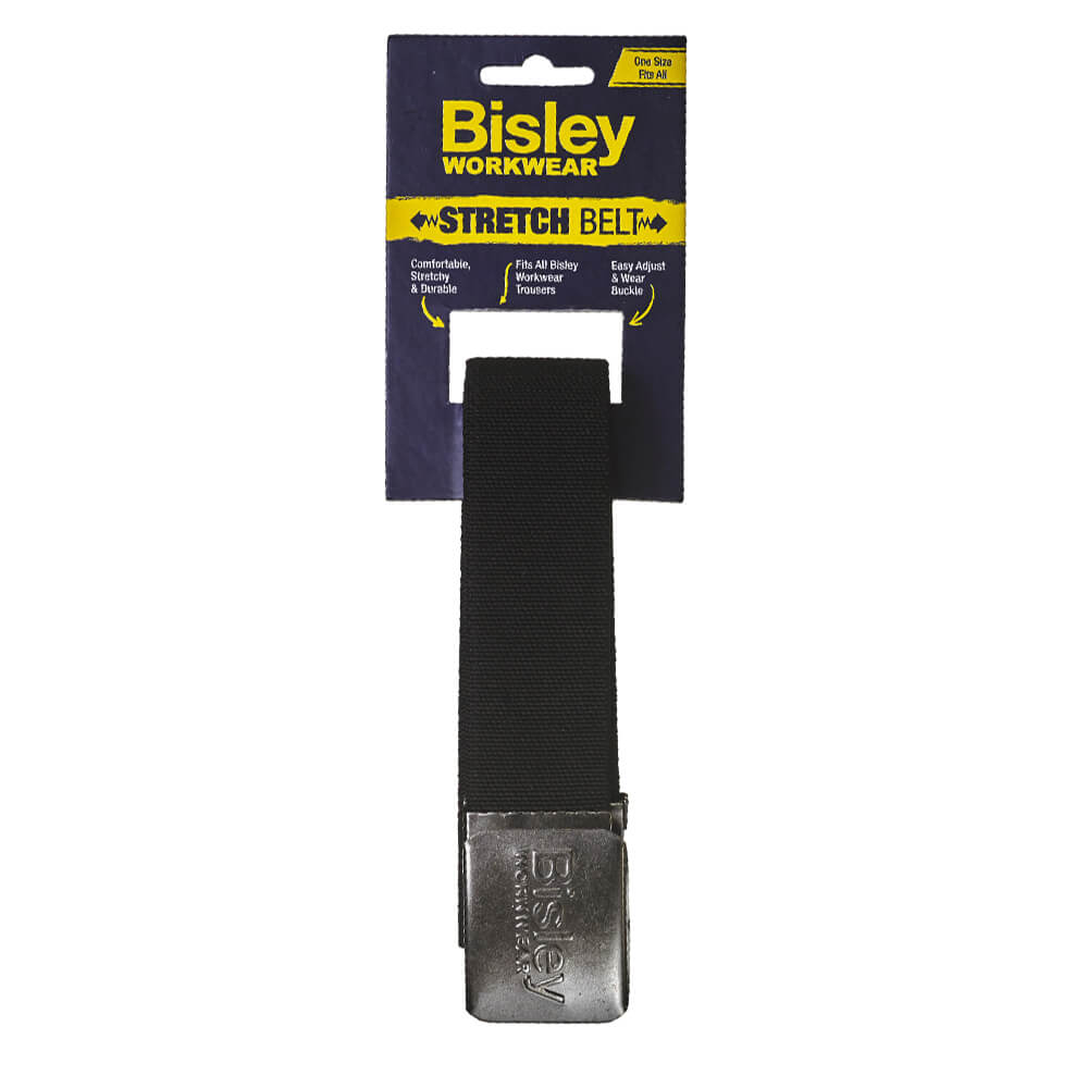 Bisley BB101 Stretch Webbing Belt Black