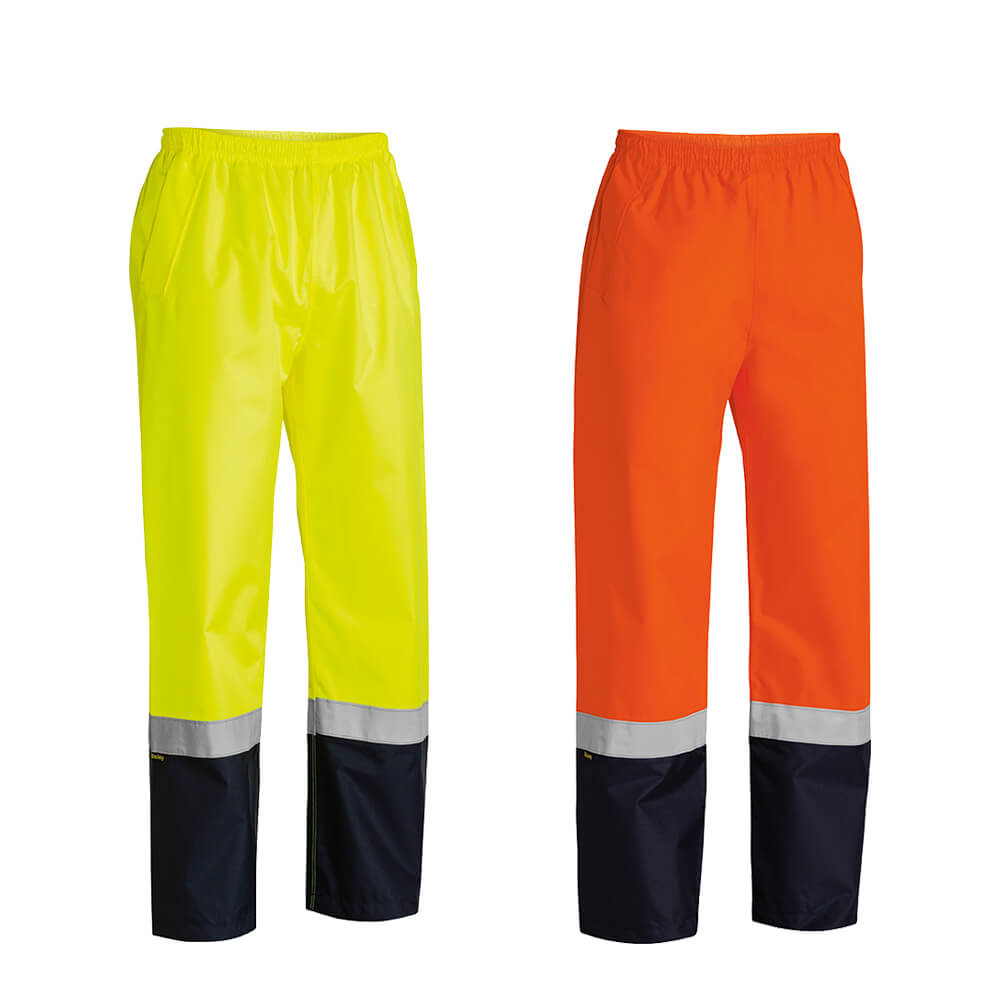 Bisley BP6965T Hi-Vis Taped Rain Pants