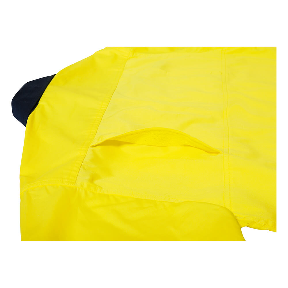Bisley BS6895 Yellow_Navy Vertical Back Mesh Vents