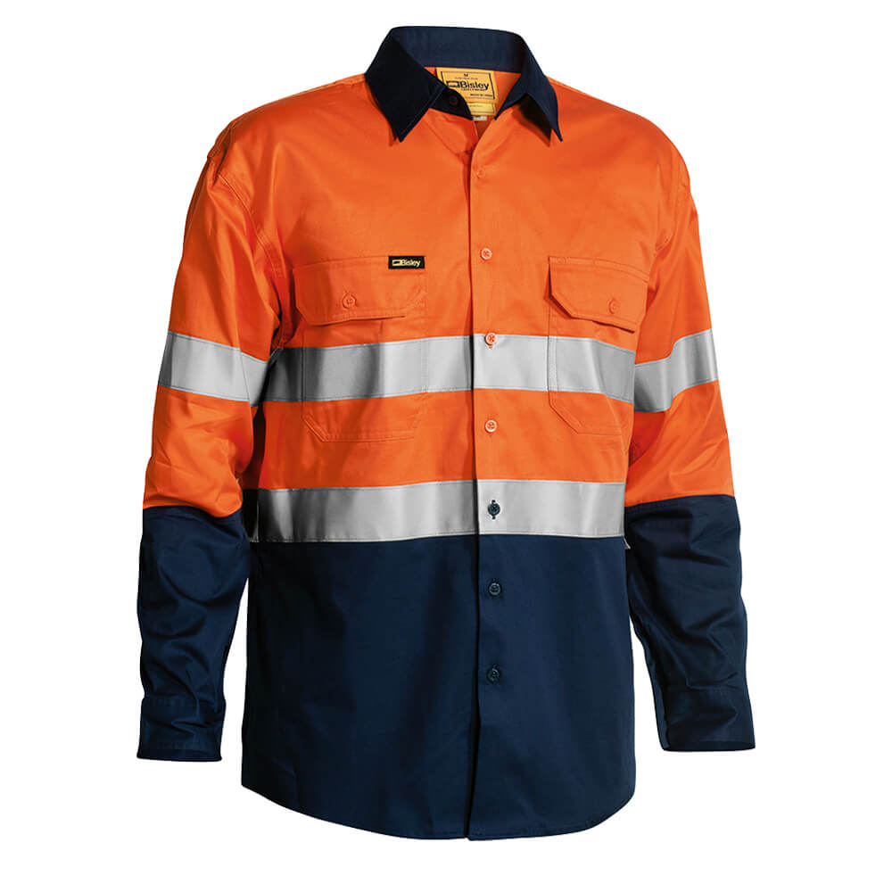 Bisley BS6896 Orange Navy Front