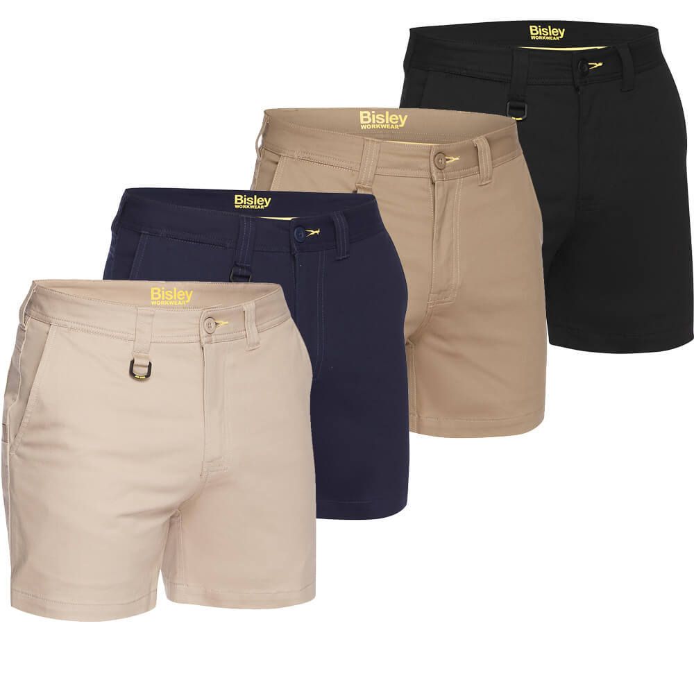 Bisley BSH1008 Mens Stretch Cotton Short Shorts