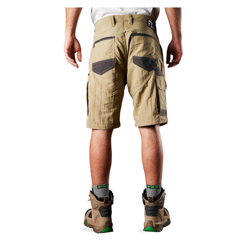 FXD Workwear LS1 Khaki Back
