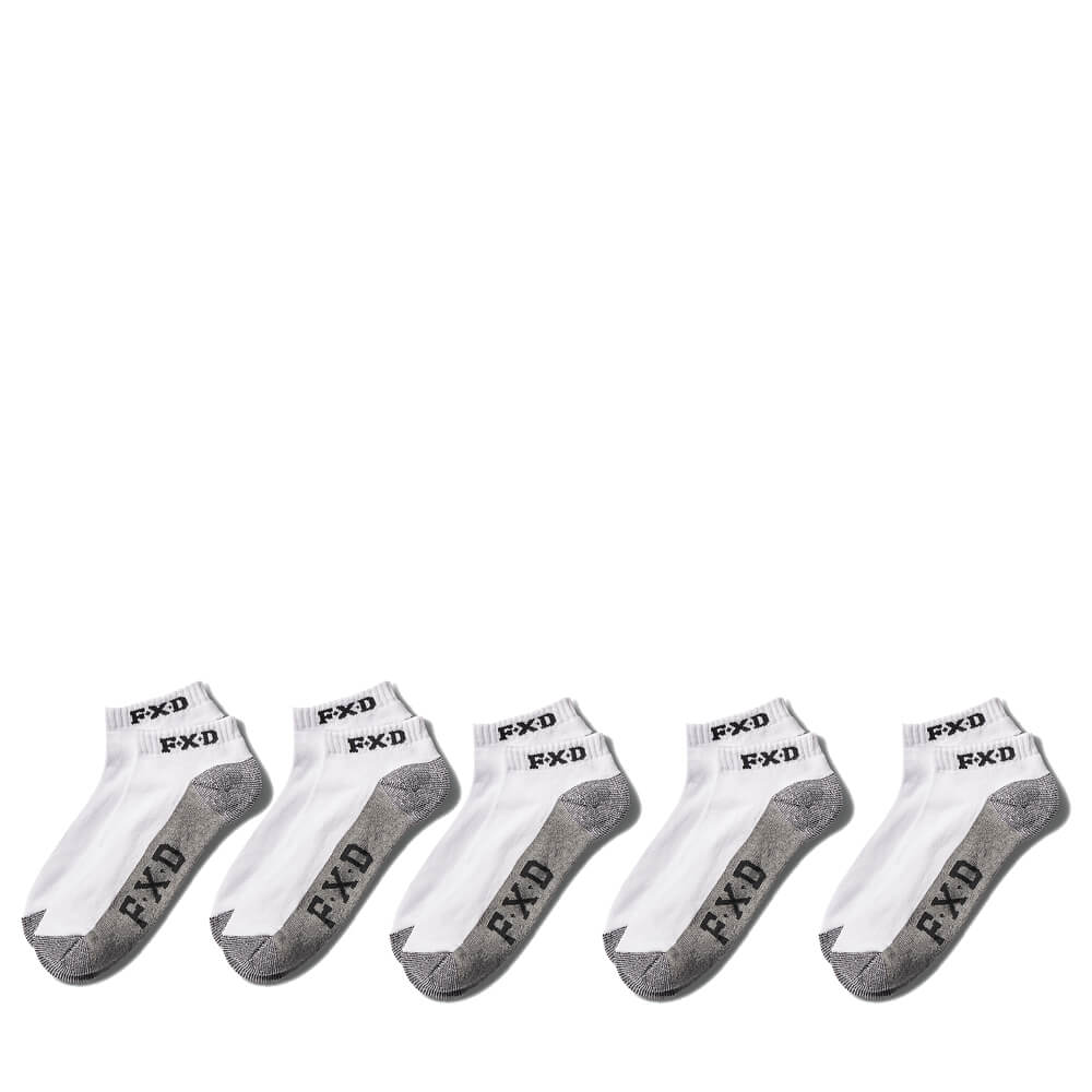 FXD SK4 5 Pack Cotton Blend Ankle Sock